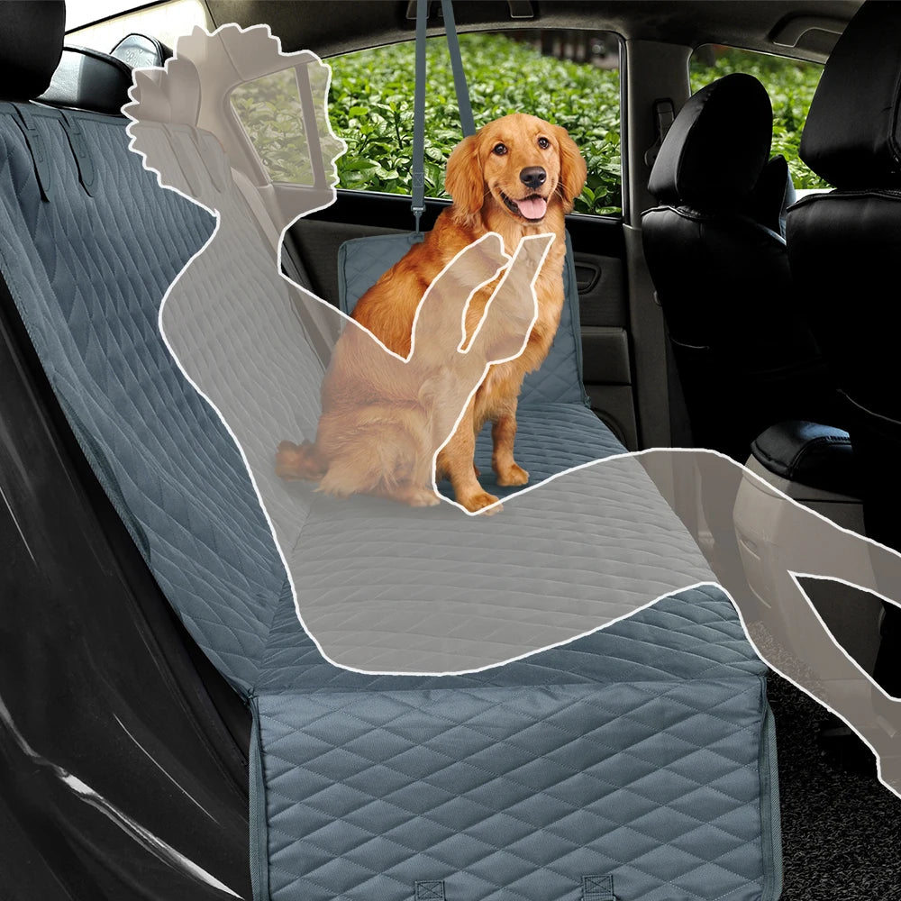 CASPER Dog Car Seat Cover Waterproof Pet Travel Dog Carrier Hammock Car Rear Back Seat Protector Mat Safety Carrier For Dogs