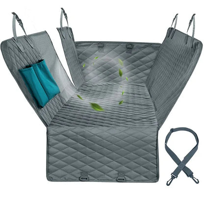 CASPER Dog Car Seat Cover Waterproof Pet Travel Dog Carrier Hammock Car Rear Back Seat Protector Mat Safety Carrier For Dogs