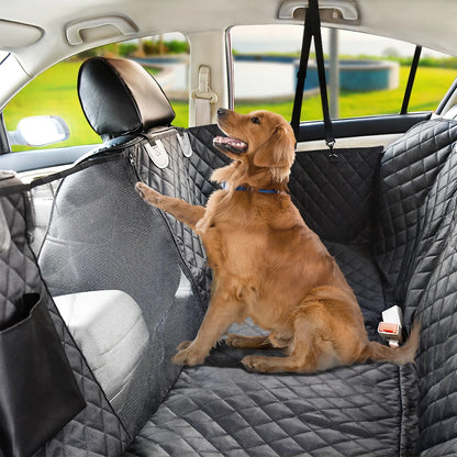 CASPER Dog Car Seat Cover Waterproof Pet Travel Dog Carrier Hammock Car Rear Back Seat Protector Mat Safety Carrier For Dogs