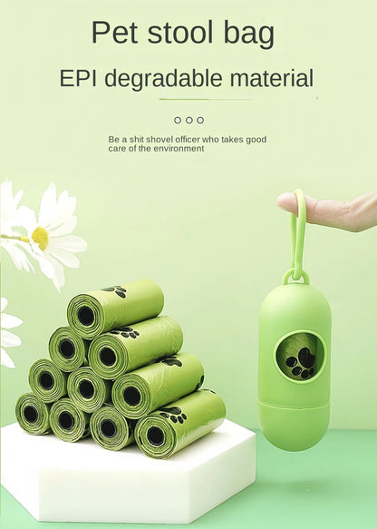 Ntensificatio EPI Biodegradable Pet Garbage Bag Dog Cat Poop Bags Dog Poop Bag Dispenser Dog Cleaning Supplies Dog Pet Supplies