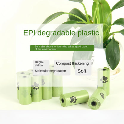Ntensificatio EPI Biodegradable Pet Garbage Bag Dog Cat Poop Bags Dog Poop Bag Dispenser Dog Cleaning Supplies Dog Pet Supplies