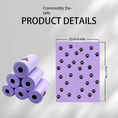 Ntensificatio EPI Biodegradable Pet Garbage Bag Dog Cat Poop Bags Dog Poop Bag Dispenser Dog Cleaning Supplies Dog Pet Supplies