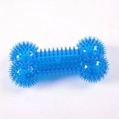 1PC pet toy dog thorn bone pet bite-resistant molar teeth cleaning chewing dog sound toy with thorn bone