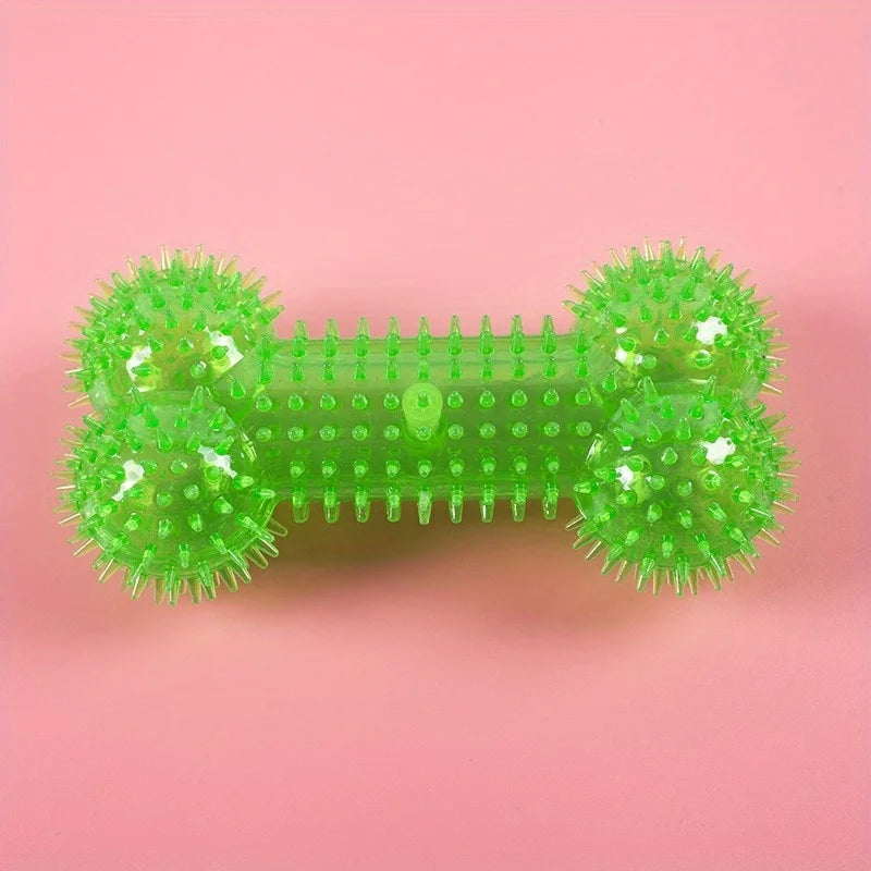 1PC pet toy dog thorn bone pet bite-resistant molar teeth cleaning chewing dog sound toy with thorn bone