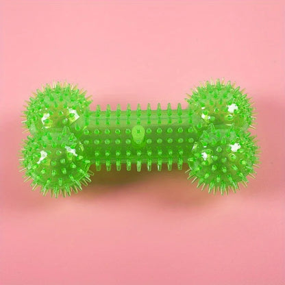 1PC pet toy dog thorn bone pet bite-resistant molar teeth cleaning chewing dog sound toy with thorn bone