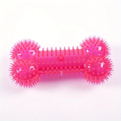 1PC pet toy dog thorn bone pet bite-resistant molar teeth cleaning chewing dog sound toy with thorn bone