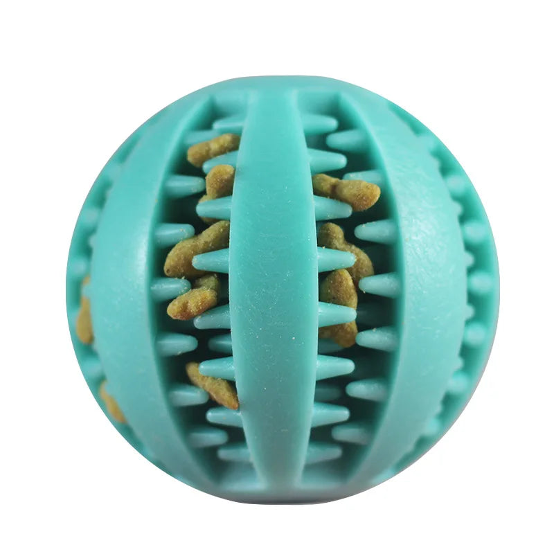 Pet Dog Toy Rubber Dog Ball For Puppy Funny Dog Toys For Pet Puppies Large Dogs Tooth Cleaning Snack Ball Toy For Pet Products