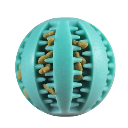 Pet Dog Toy Rubber Dog Ball For Puppy Funny Dog Toys For Pet Puppies Large Dogs Tooth Cleaning Snack Ball Toy For Pet Products